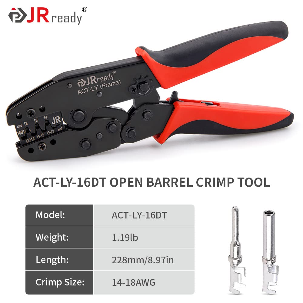 JRready DT 2-12 pin connectors showcase compact, waterproof design