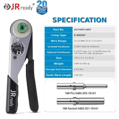 JRready DT 4-pin connector suitable for trailer and vehicle harnesses.