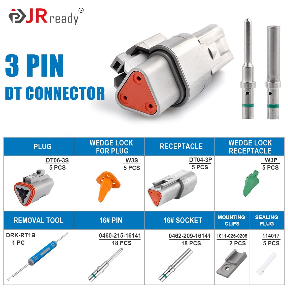 JRready solid contacts close-up ensuring strong, consistent electrical connections