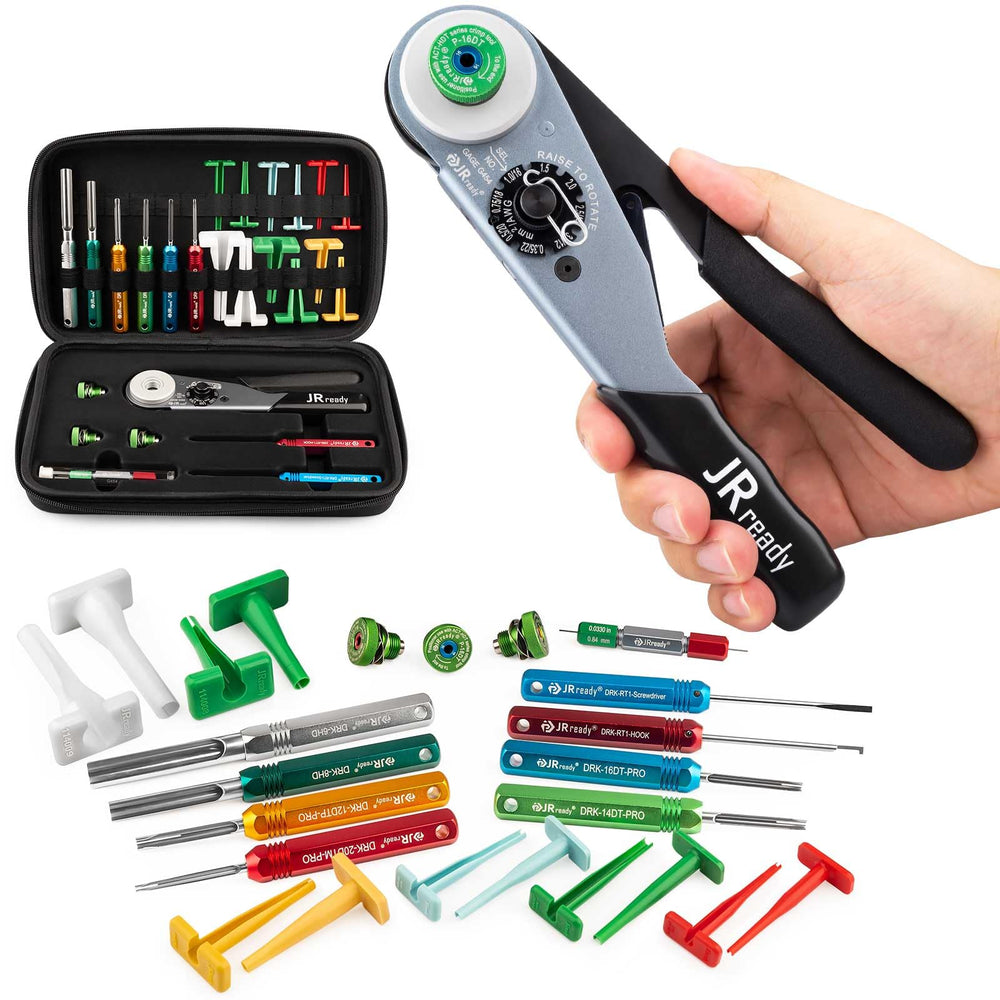 JRready ST2173 Deutsch kit case view showing complete wiring tools for on-site repairs
