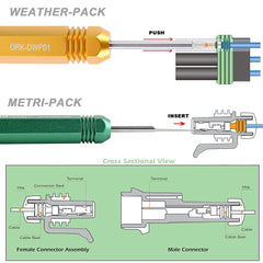 JRready ST5211 AMP Superseal 1.5mm tool; smooth insertion and removal.