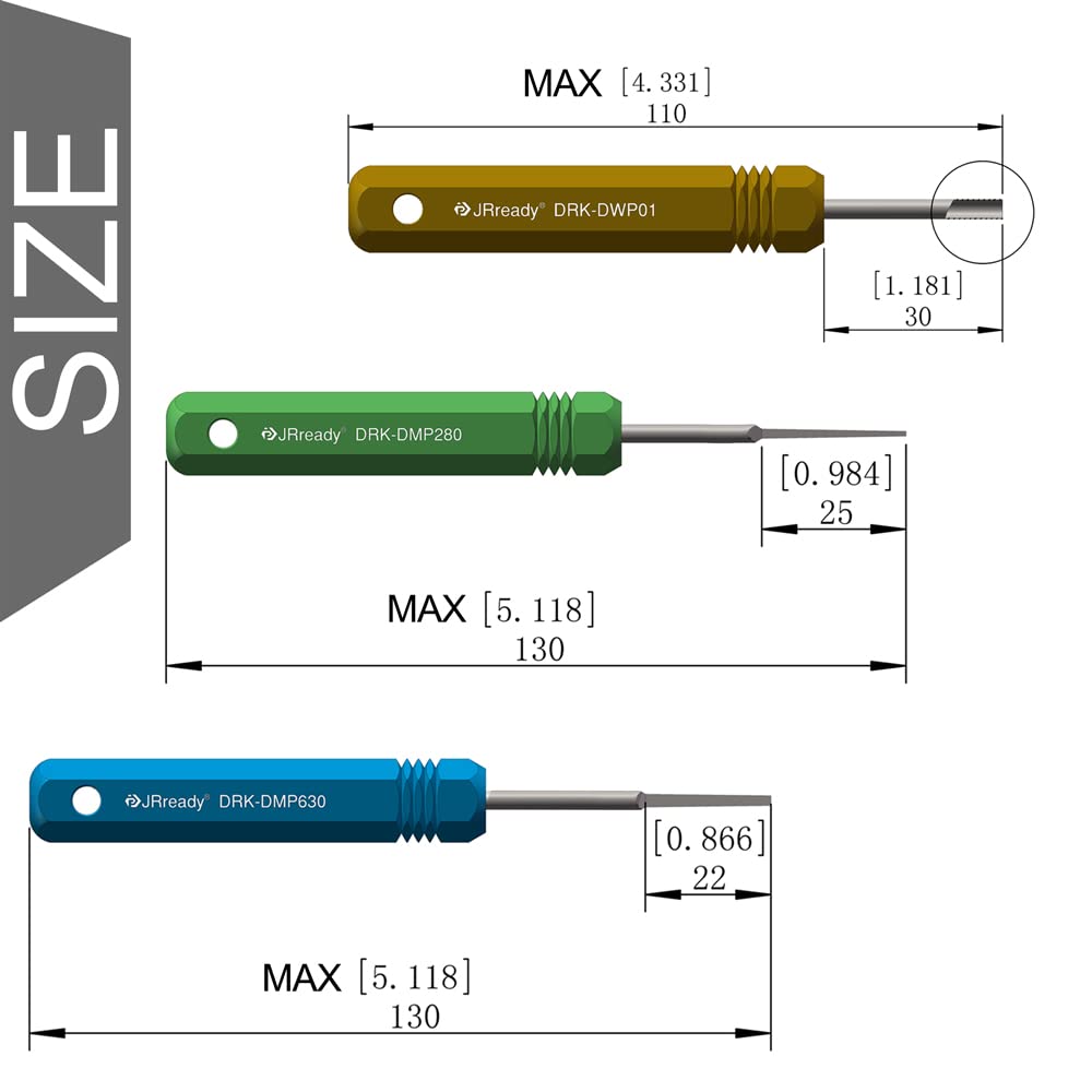 JRready ST5211 pin removal kit for Metri-Pack series; efficient pin removal.