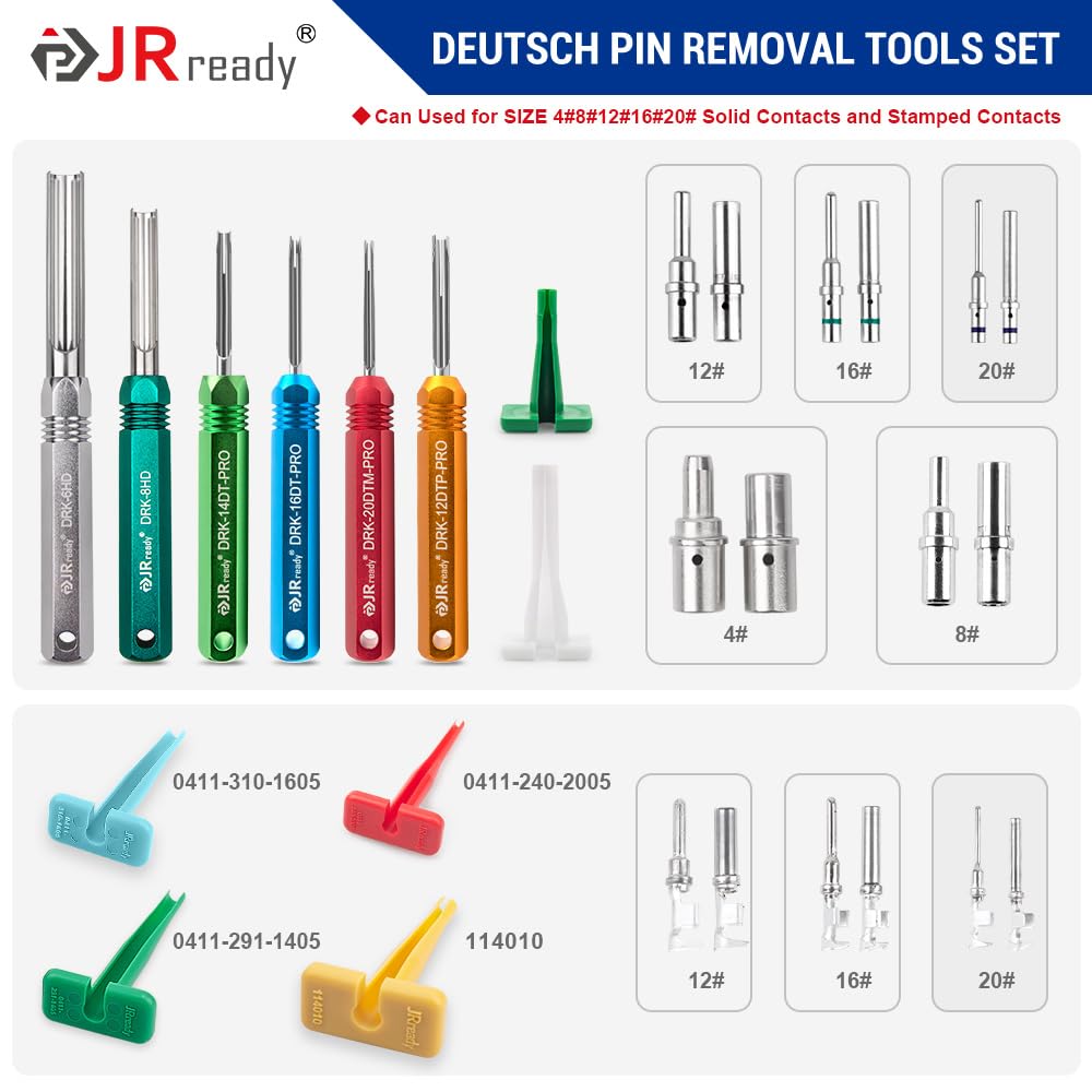 JRready ST5257-PRO DRK-8HD 8-pin removal tool designed for solid contacts