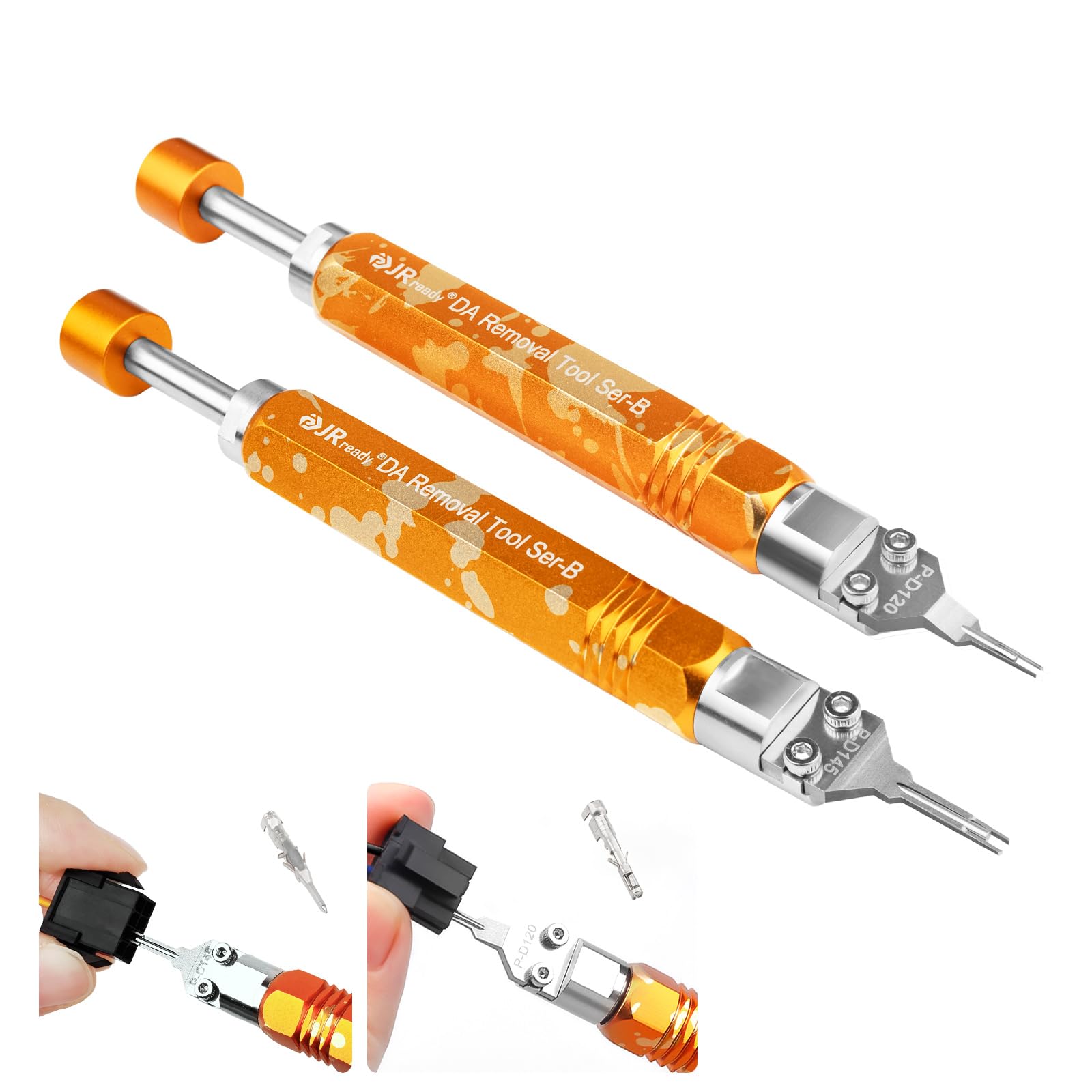 JRready ST5262 camo-handle extractor kit shown for comfortable, precise terminal removal.
