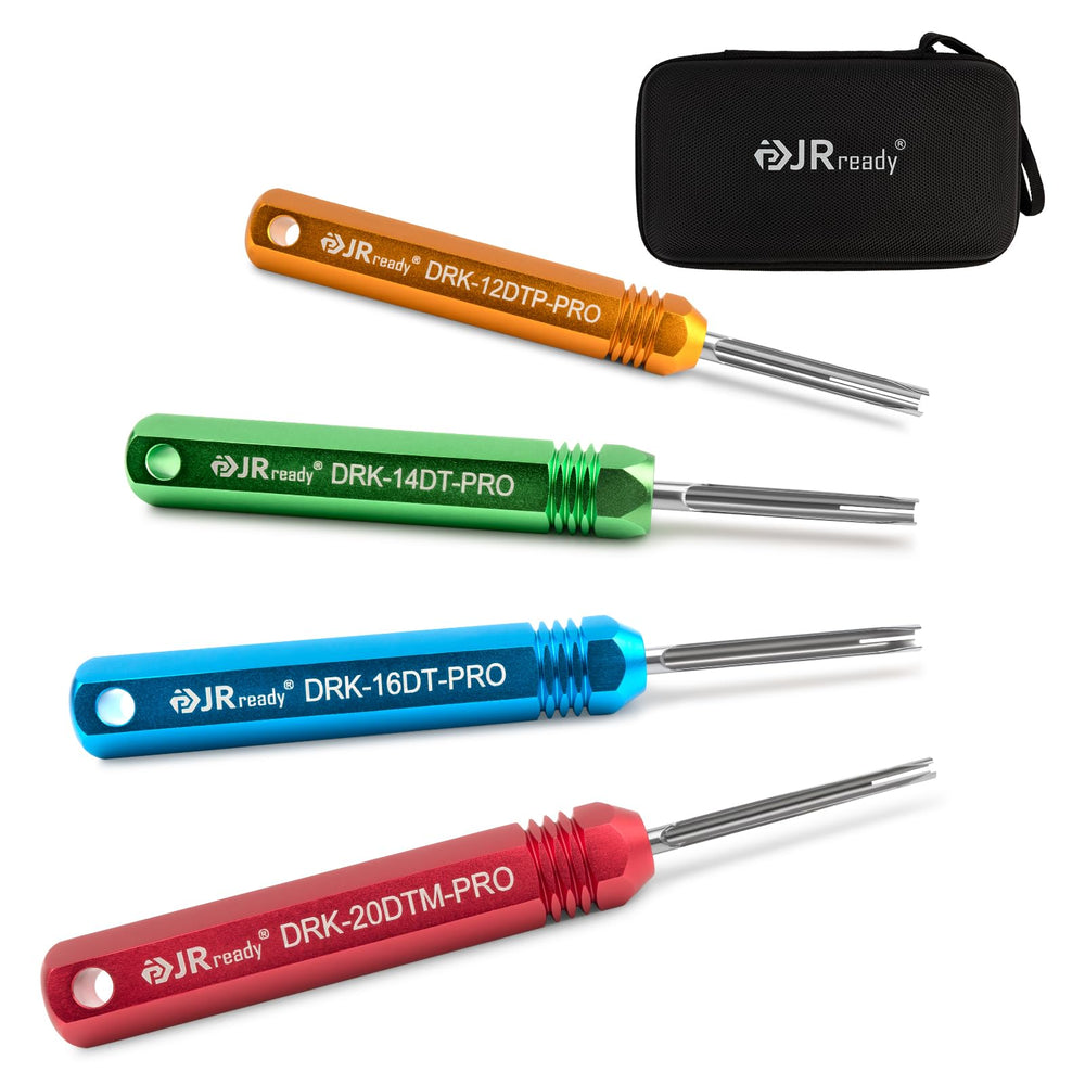 JRready ST5291 deutsch pin removal tool kit safely releases wires.