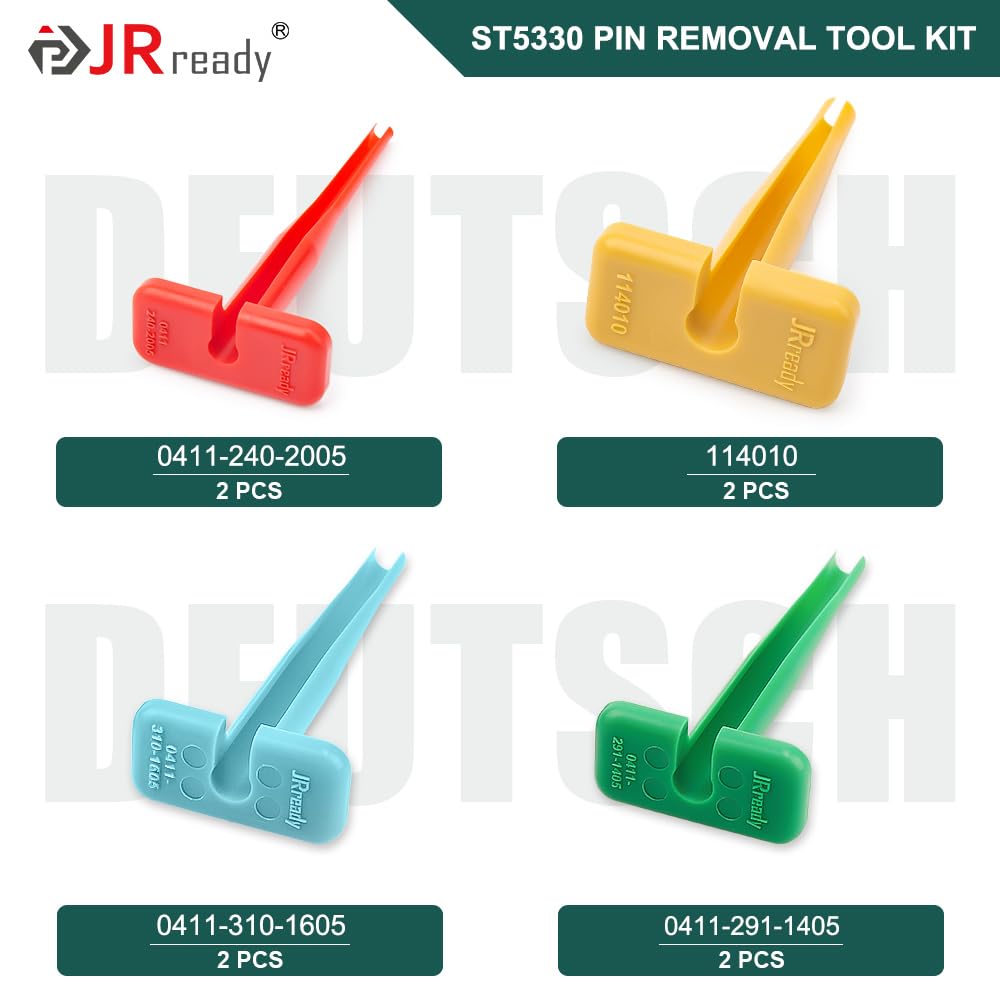 JRready ST5330 green pin removal tool handles larger wires with precision.