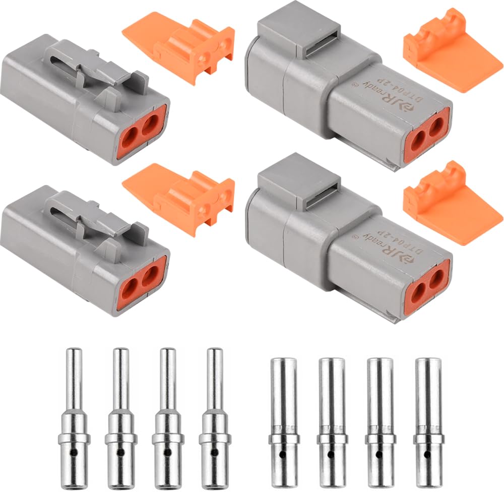 JRready ST6138 2-pin connector for reliable electrical connections in auto projects.