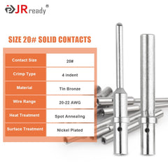 JRready ST6332-01 Deutsch DTM 6-pin kit offering solid contacts for durable crimping