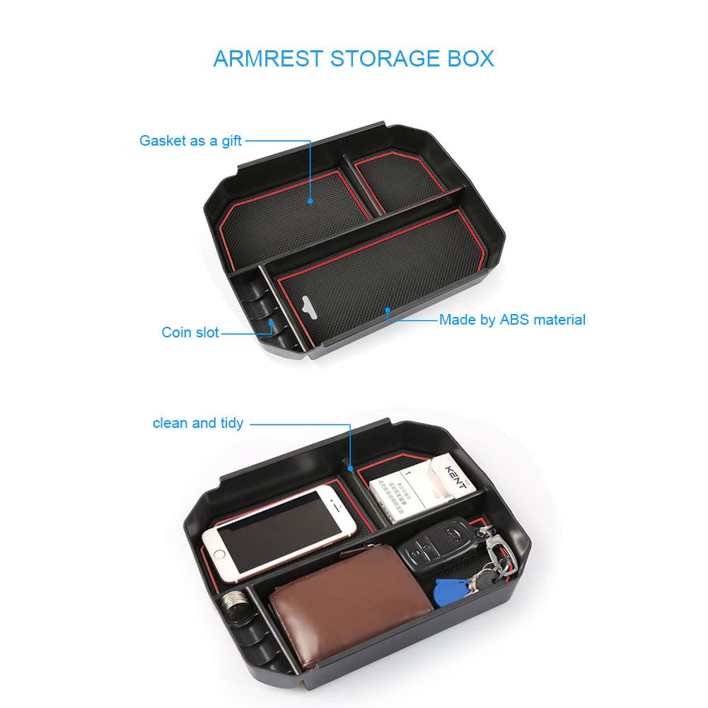 JSCARLIFE anti-slip tray prevents items from sliding.