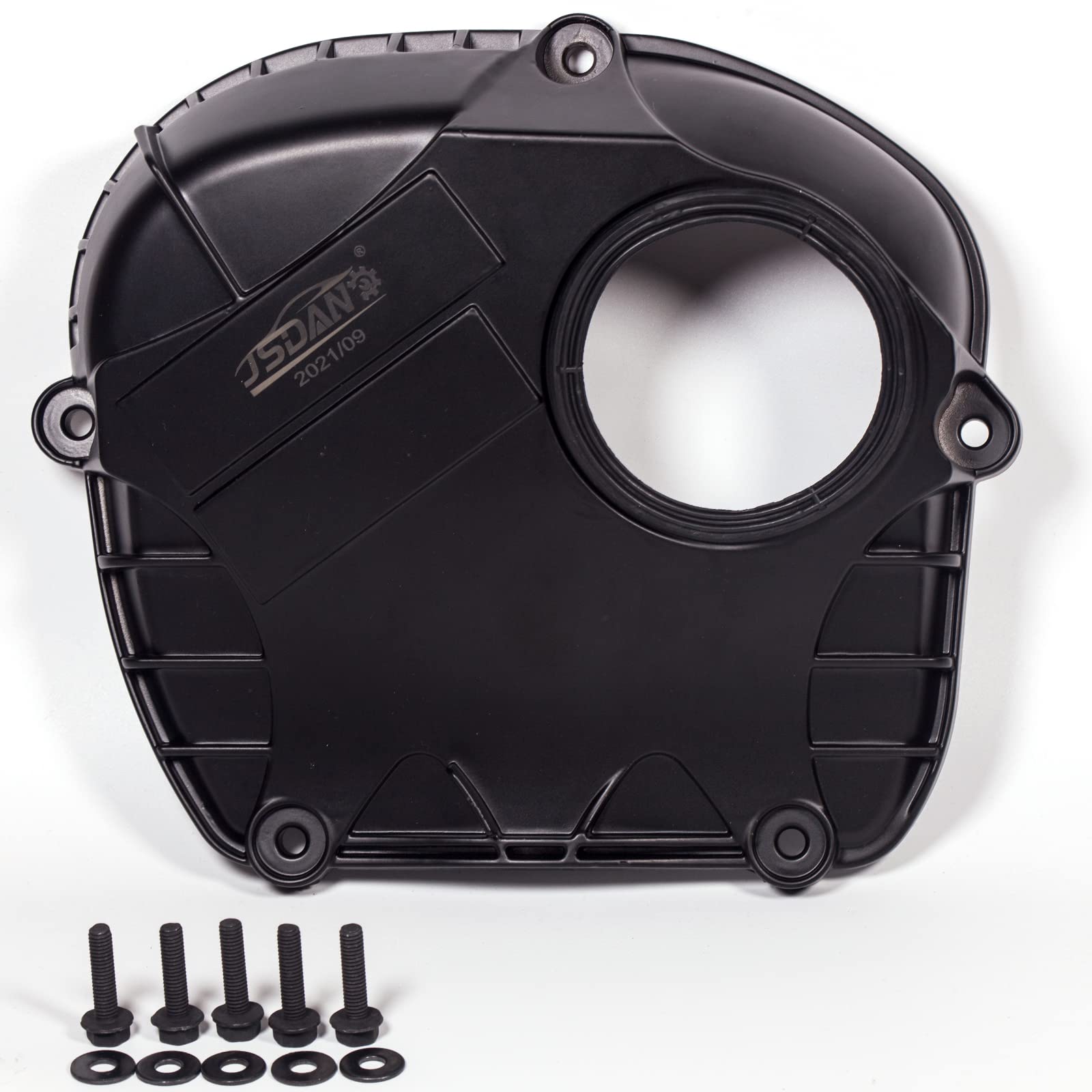 JSDAN aluminium timing cover for 06H103269G, durable upper cover for VW/Audi engines