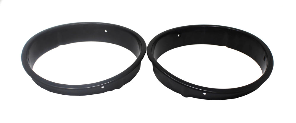 JSP Manufacturing headlamp trim inserts for Wrangler TJ provide a finished look