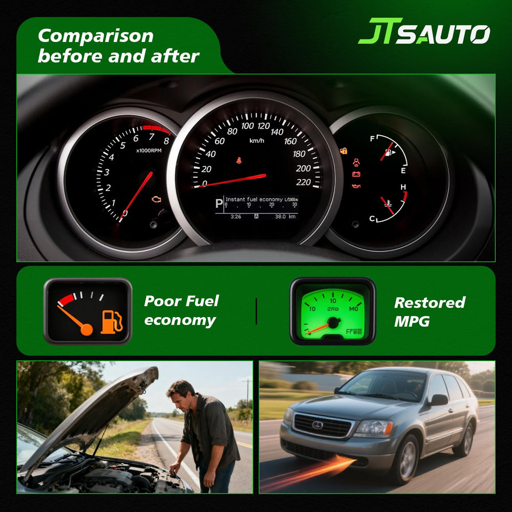 OE-grade JTSAUTO MAF sensor replacement with protective coating and durable materials