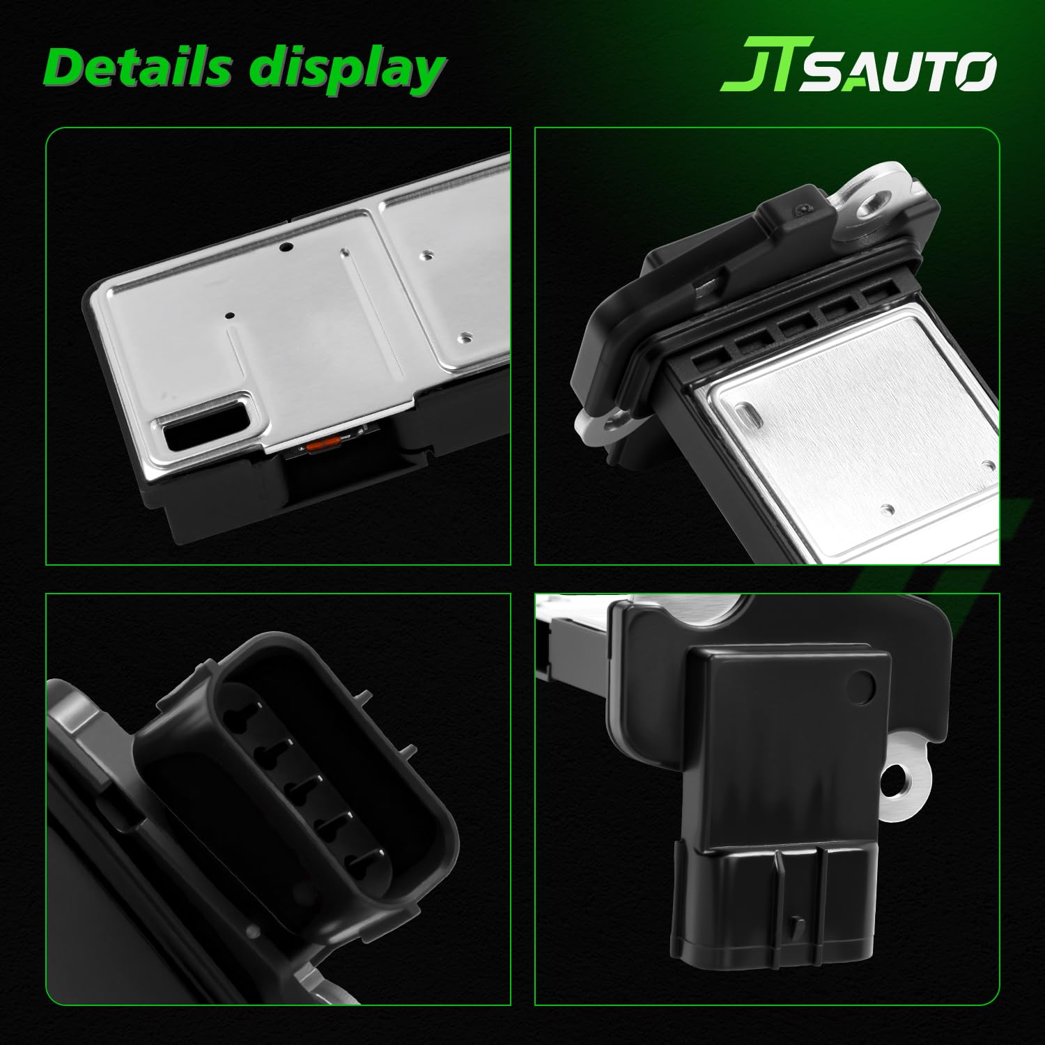 JTSAUTO MAF sensor connection ports ensure secure ECU communication.
