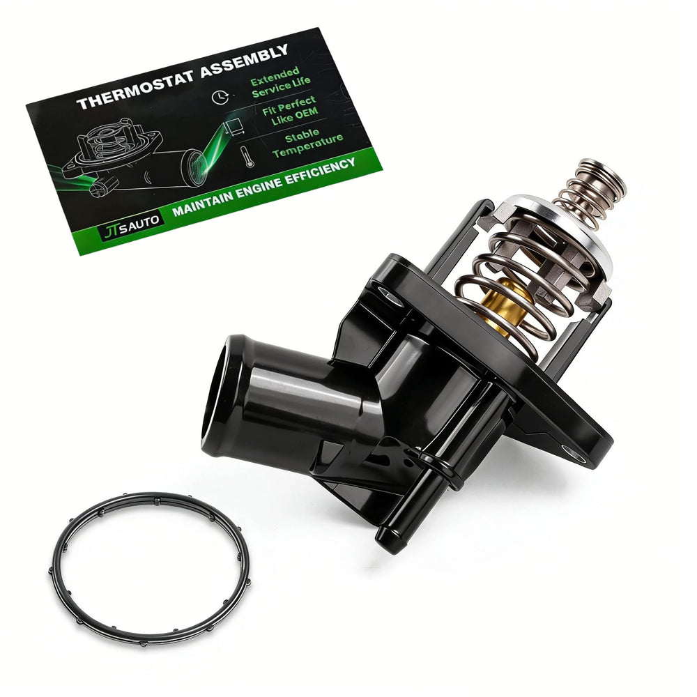 JTSAUTO upgraded thermostat housing for Silverado and Sierra enhances cooling system reliability