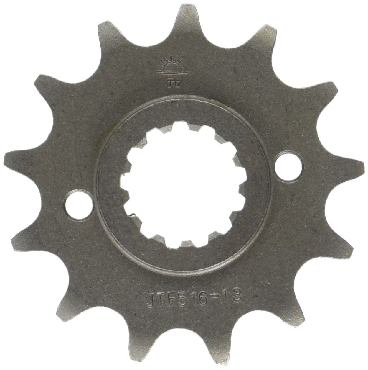 JT Sprockets JTF516.13 13T front sprocket in black for durable power transfer.