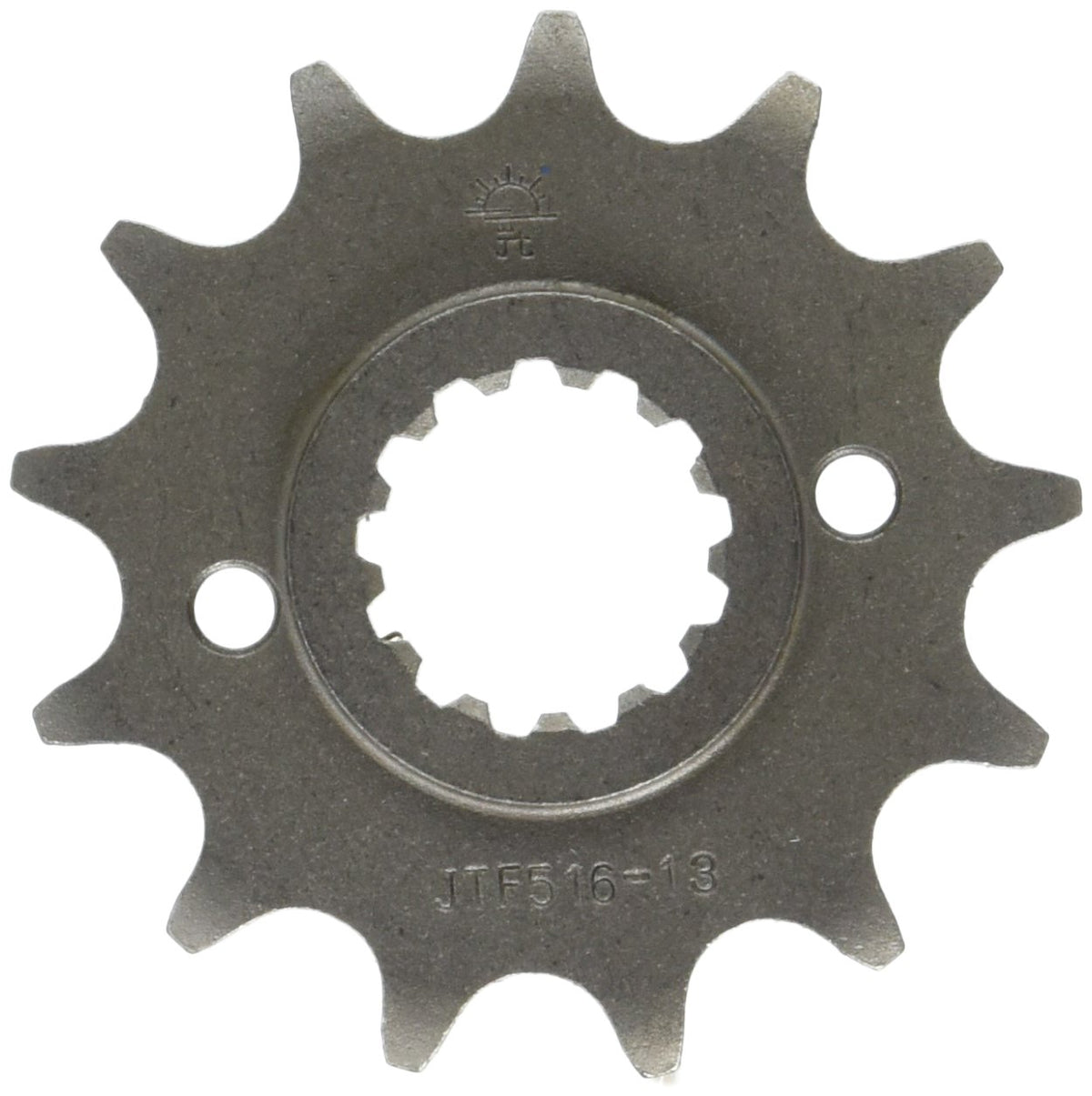 JT Sprockets JTF516.13 13T front sprocket in black for durable power transfer.
