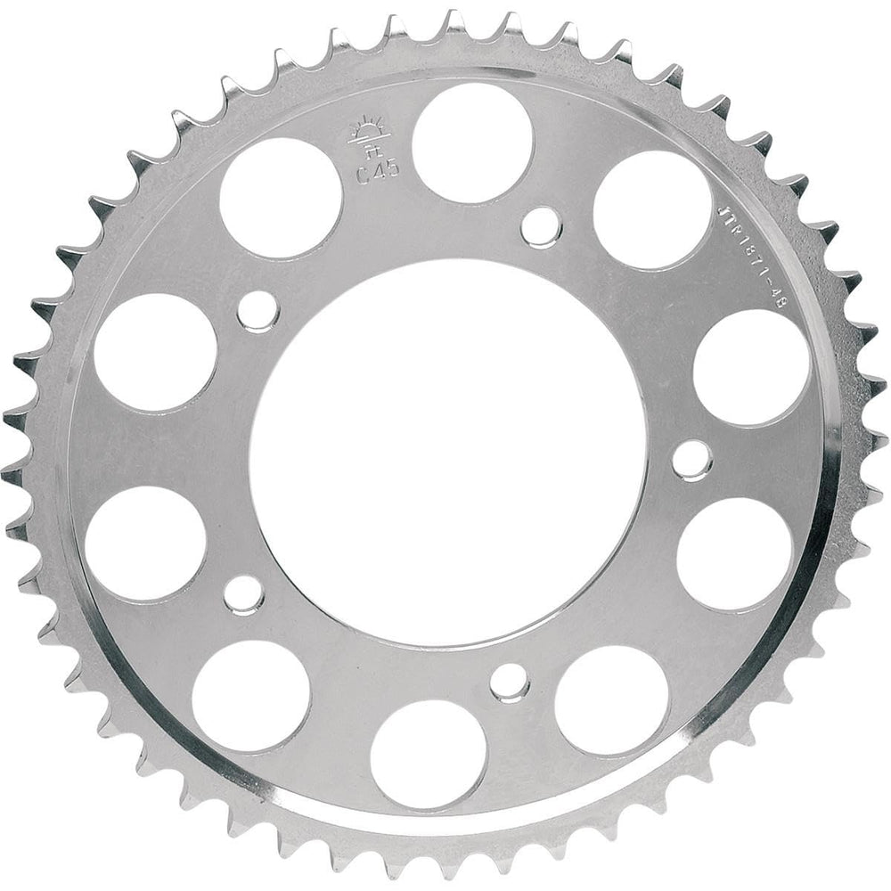 JT Sprockets JTR212.37 37-tooth steel rear sprocket boosts durability and OEM compatibility.