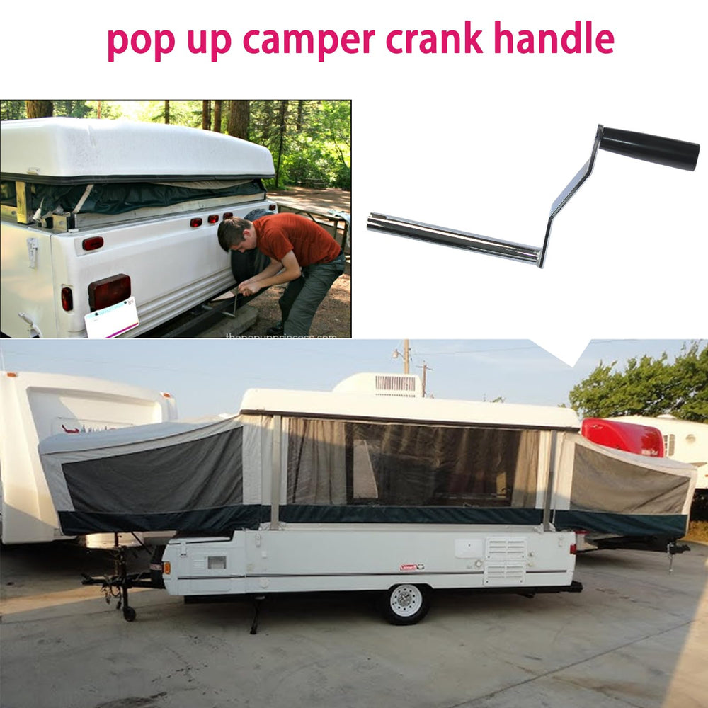 JTEYINH ergonomic rotating grip - comfortable control when raising or lowering the roof.