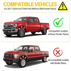 JTYZSM mud flaps rear right for Ford F-250 prevent spray reaching the cab.