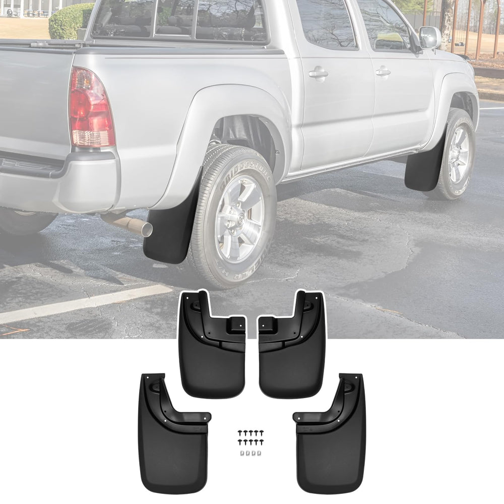 JTYZSM mud flaps for Toyota Tacoma front guard protects against mud and gravel during off-road use