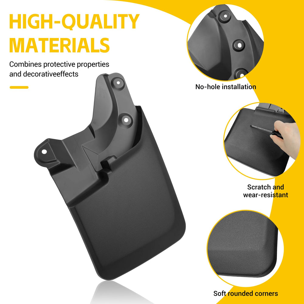 JTYZSM mud flap material close-up shows durable plastic