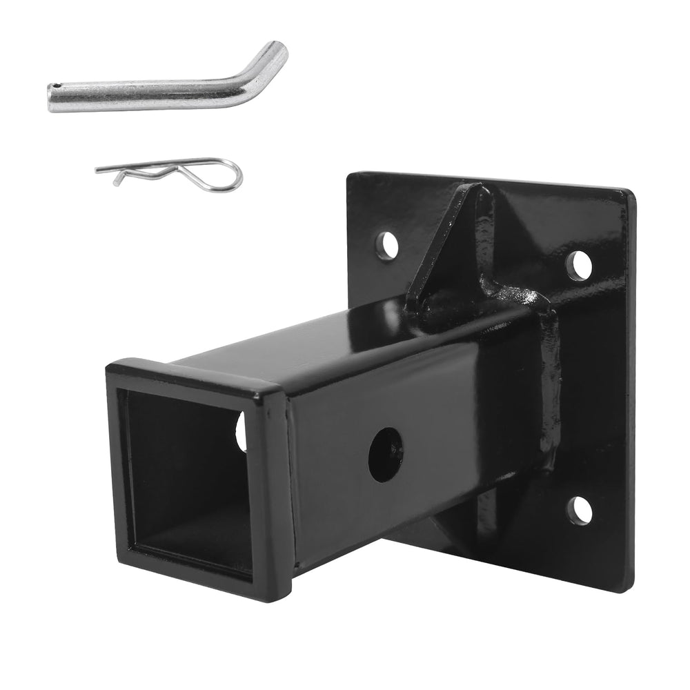 JTZFD 2-inch hitch wall mount in steel for strong garage organization