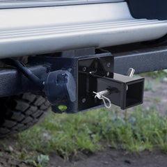 JTZFD garage hanging setup demonstrates bike and cargo rack use