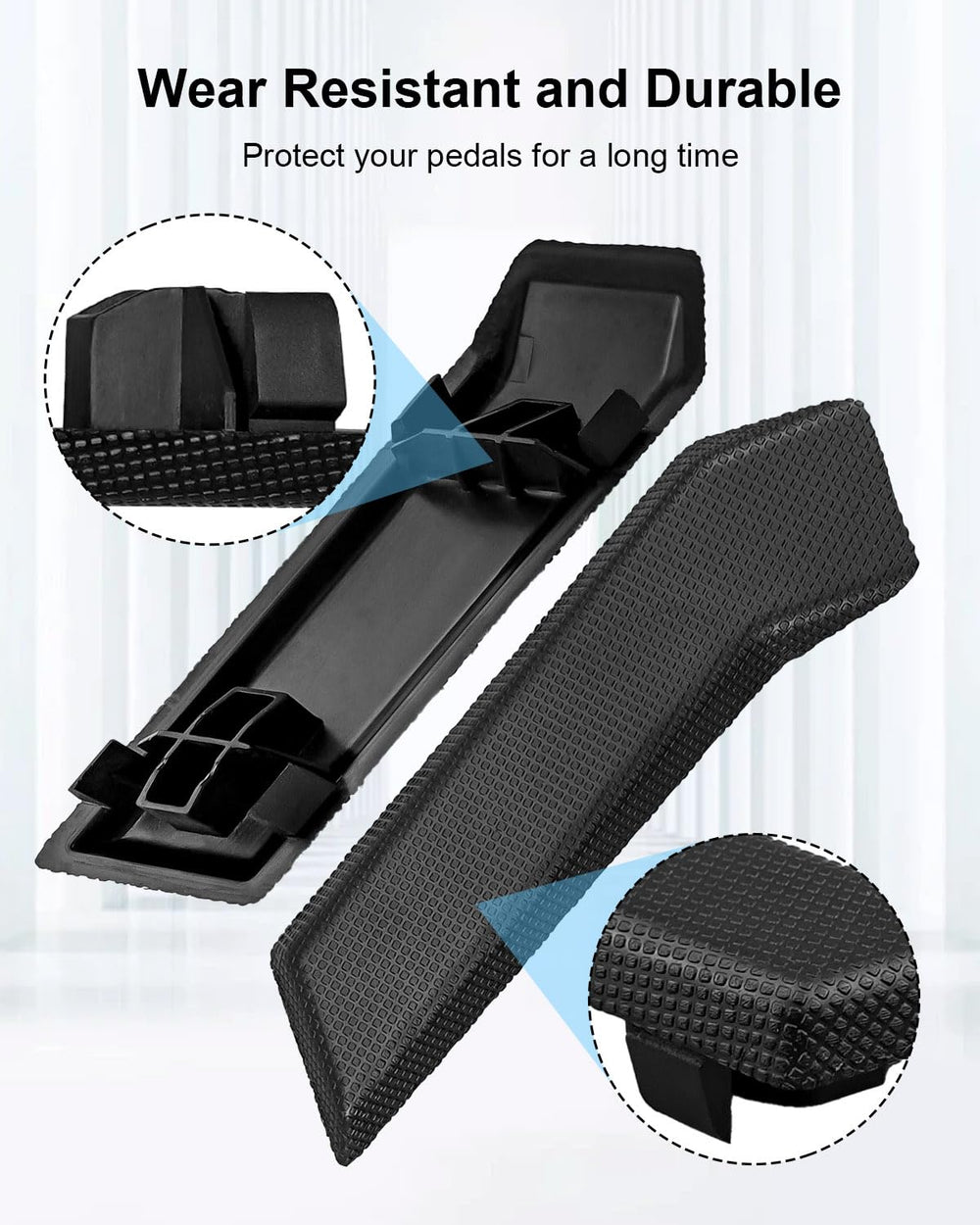 JUFWKO running board pad waterproof-dustproof close-up resists rain and mud
