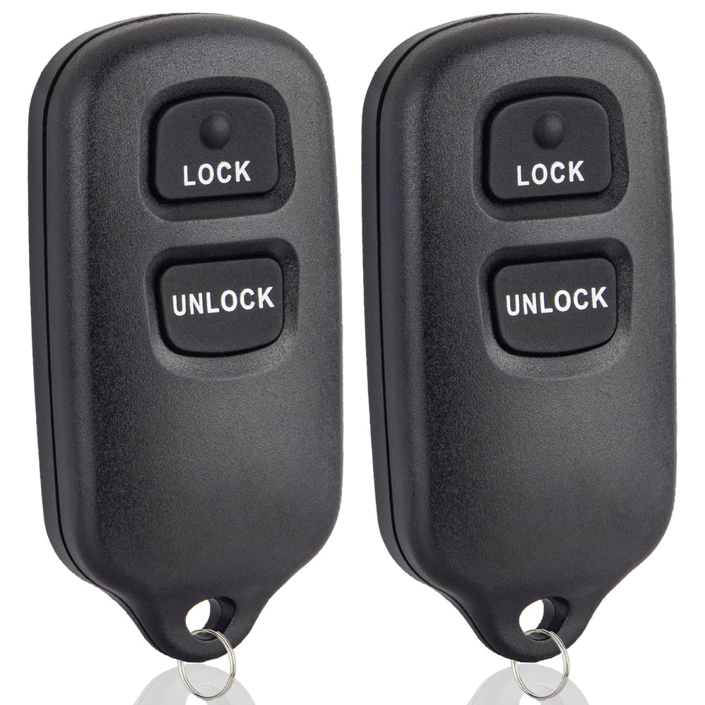 Jugmew keyless entry remote front view for Toyota, compact and easy to handle.