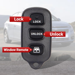 Jugmew Toyota 4Runner remote back view showing battery panel access