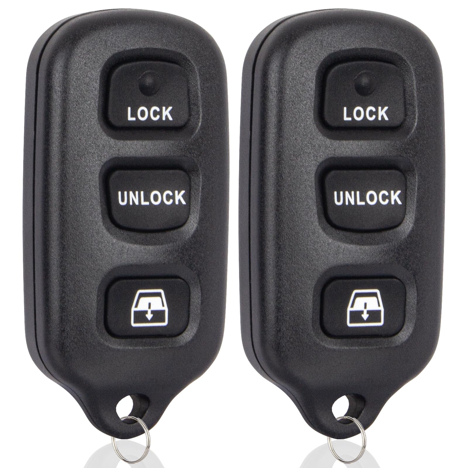 Jugmew Toyota 4Runner remote front view with 3-button layout for easy use