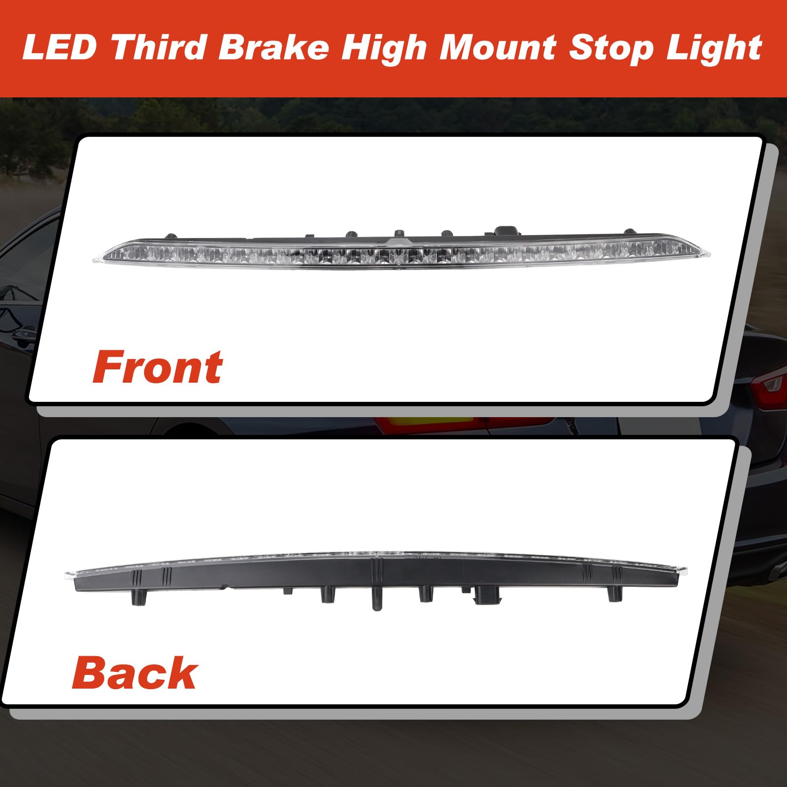 JUMOPARTS durable aftermarket brake light built for reliable performance.
