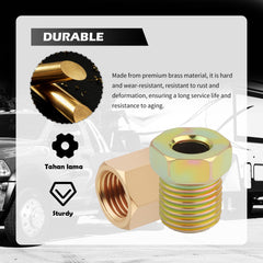 Junecarp 3-16 inch inverted tube connectors ensuring reliable seals.