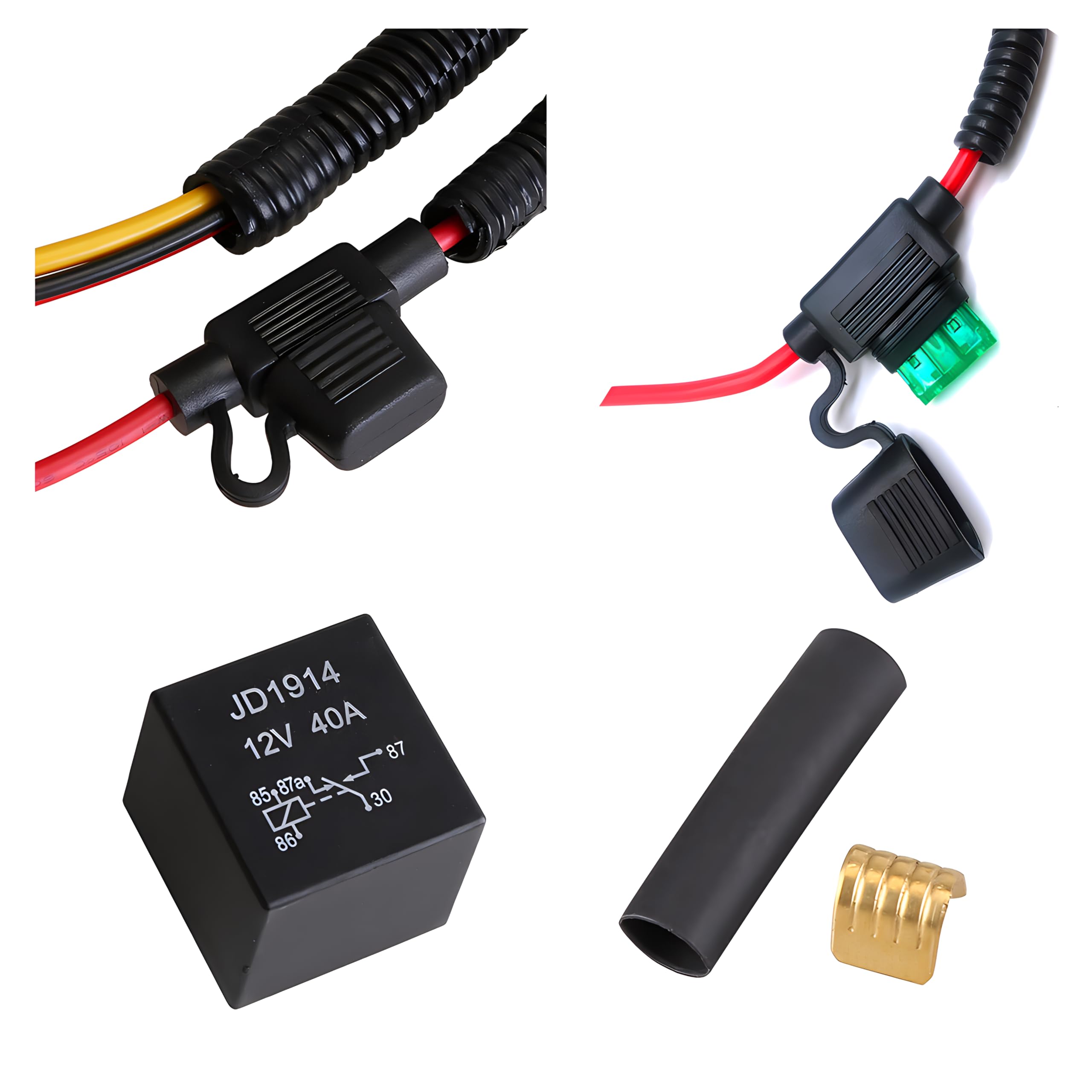 JUNRUO locking strips in kit provide secure harness mounting.