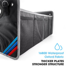 Junsungo trunk organizer collapsible design for quick storage and setup.
