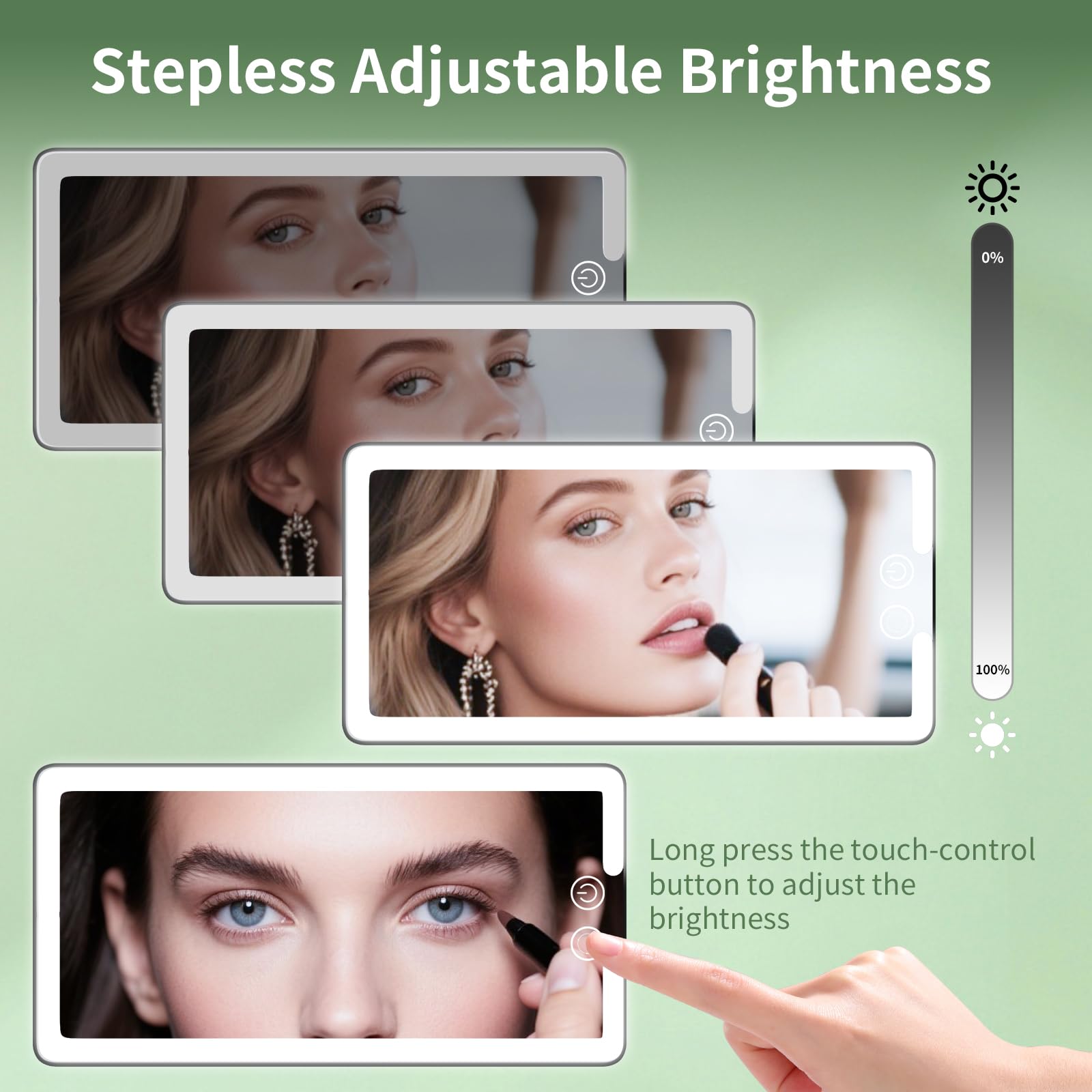 Junyaoxuan large high definition mirror offers clear grooming reflections