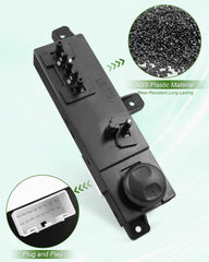 JUQAFY power seat switch plug-and-play install view for quick, tool-free replacement.