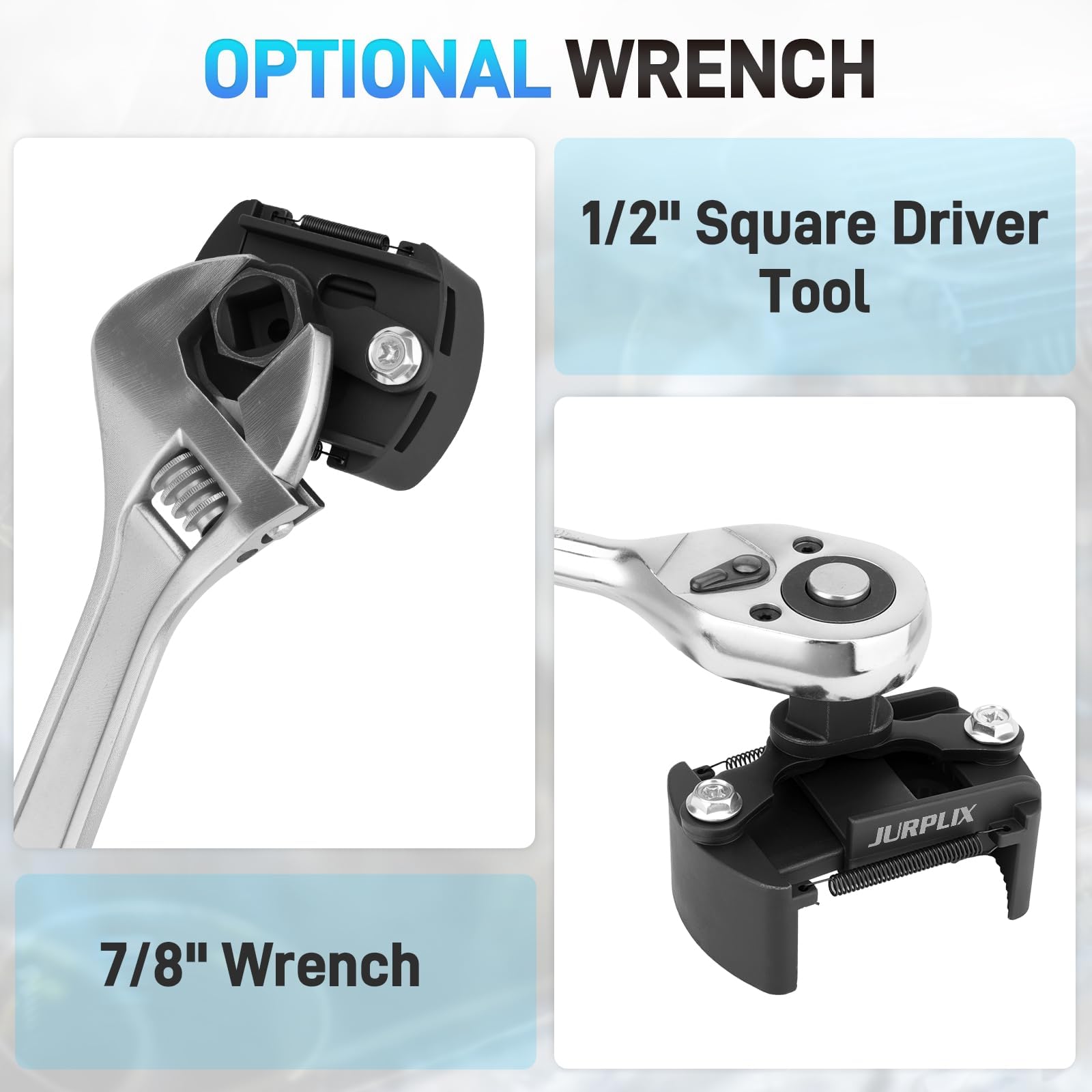 JURPLIX durable oil filter wrench set for DIY and pro use.