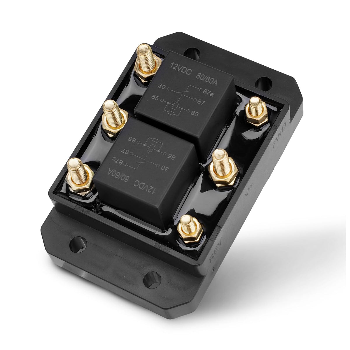 JURPLIX forward-reverse relay module front view for reliable motor control