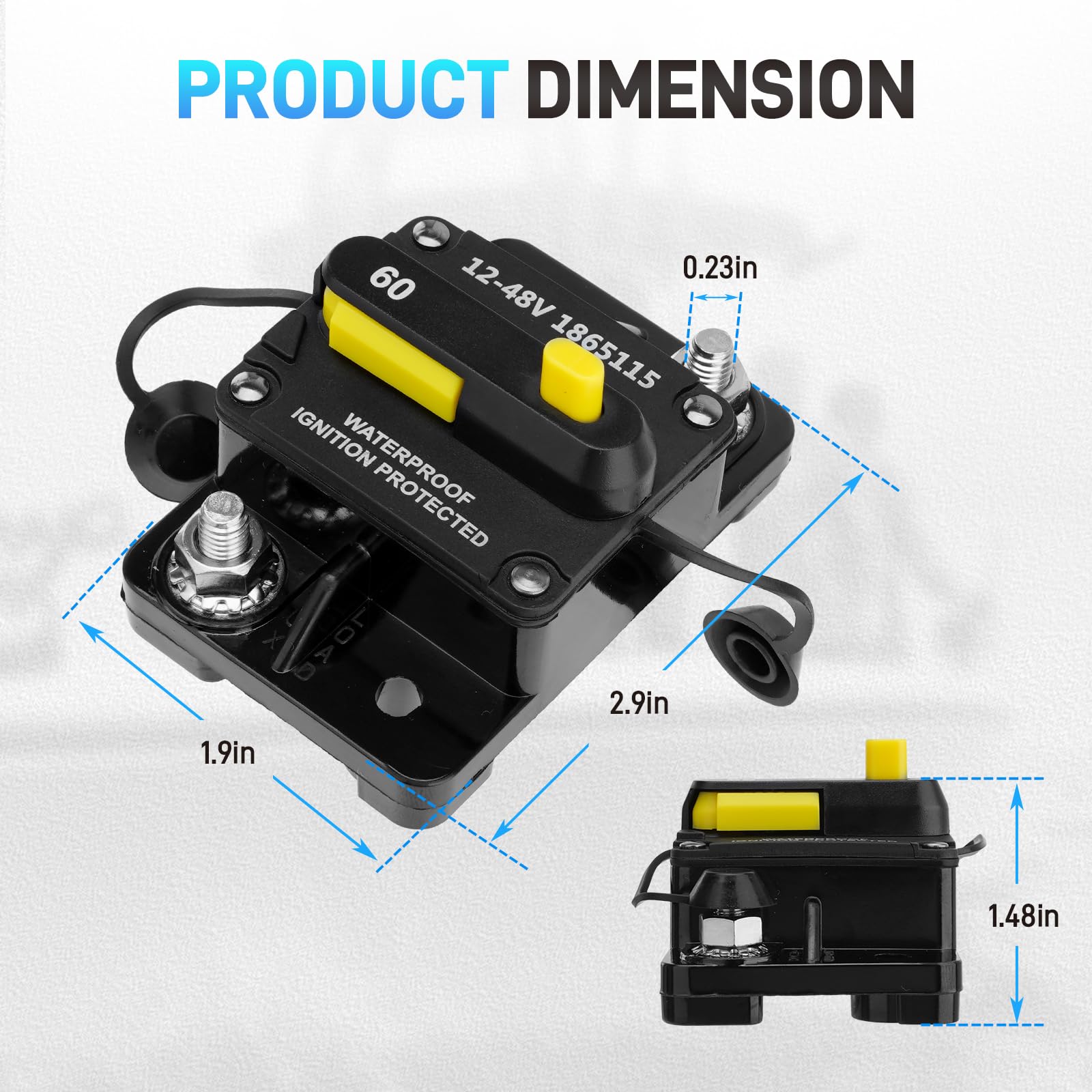 JURPLIX MKR-27 versatile use with Minn Kota and other DC devices.