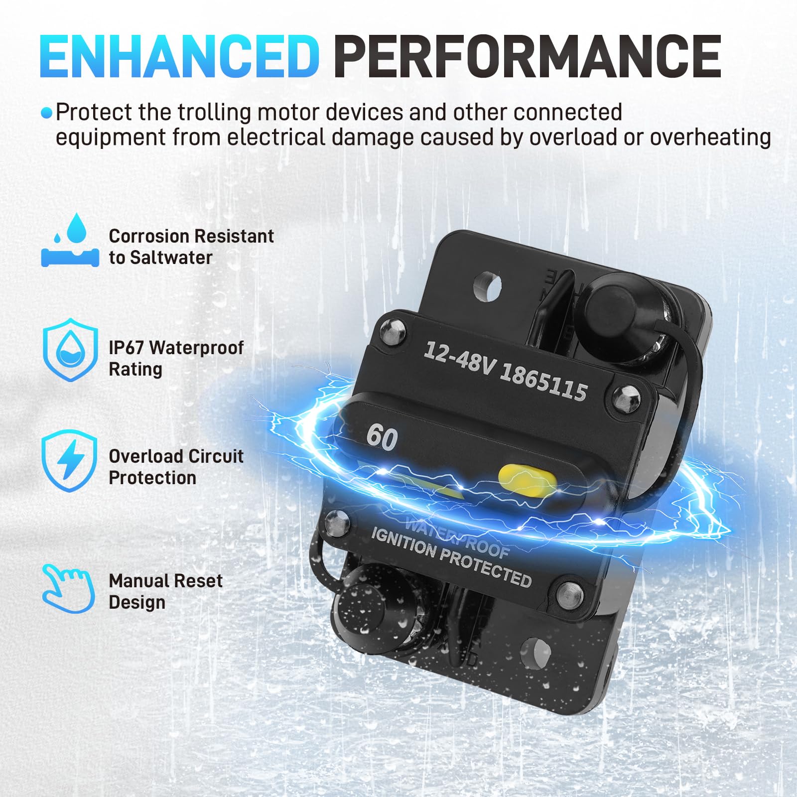 JURPLIX MKR-27 installation area near battery for fast power-off during overload.