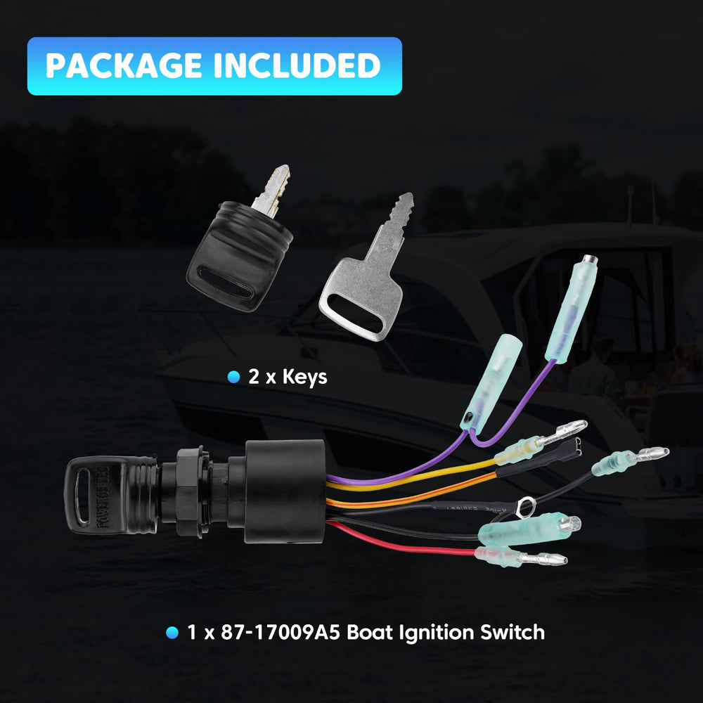 JURPLIX outboard control box installation example for Mercury-compatible setup.