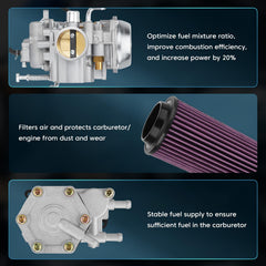 Jurplix Polaris carburetor replacement package ready for install