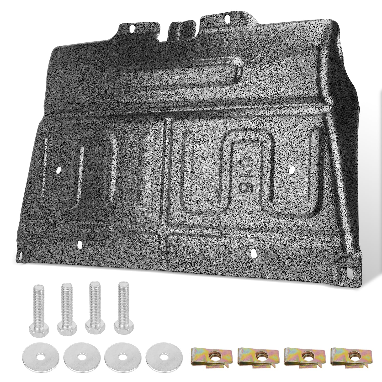 Jurplix Splash Panel Shield front view showing rugged protection for gravel roads.