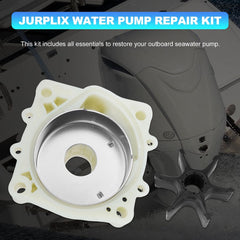 Close-up of JURPLIX water pump impeller housing for a reliable seal