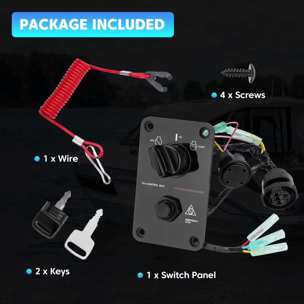 JURPLIX wiring harness included to simplify panel wiring.