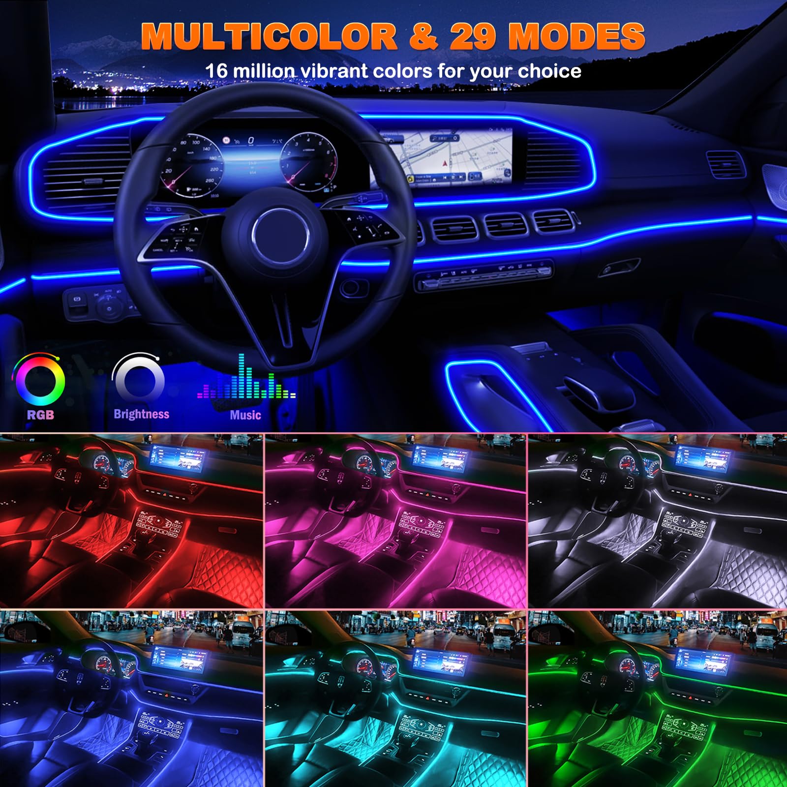 Jushope fiber-optic 3mm core delivers bright, even illumination without hotspots.