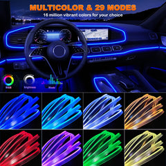 Jushope interior LED strip with dynamic modes for scenes