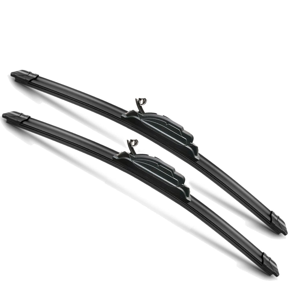 JustCar 28in and 17in wiper blades installed on Nissan Altima/Maxima for OEM-style replacement