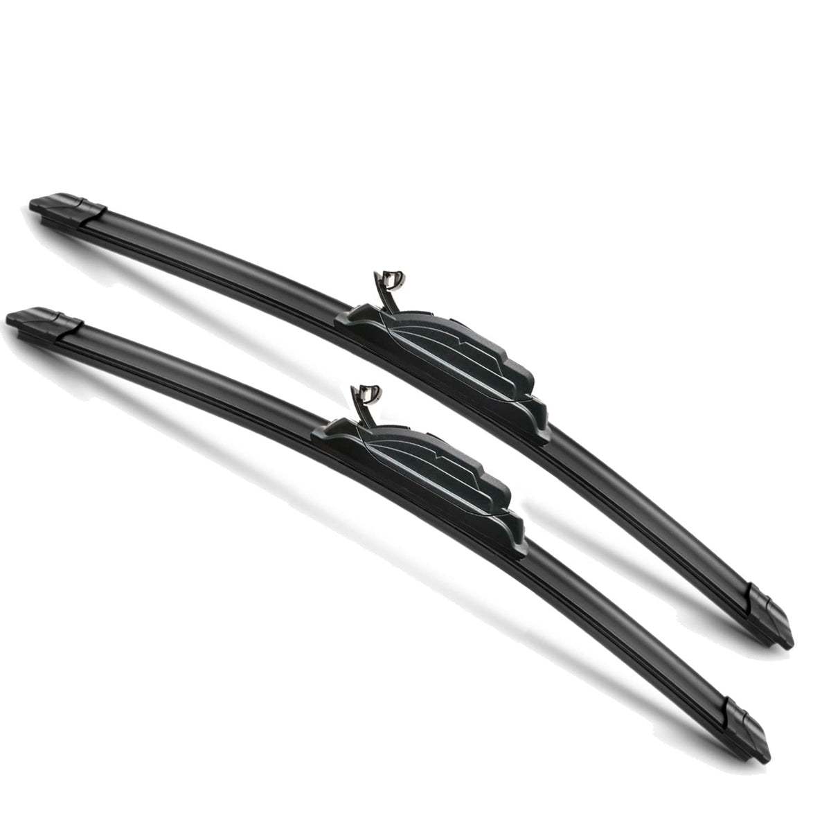 JustCar 28in and 17in wiper blades installed on Nissan Altima/Maxima for OEM-style replacement
